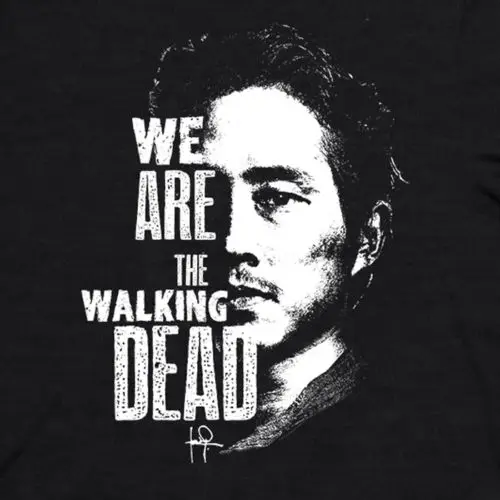 Новое поступление 2019 Мужская футболка с надписью We Are The Walking Dead Glenn Rhee Men'S крутые