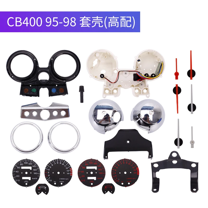 

Motorcycle Instrument Case Kit Speedometer Gauge Cover For HONDA CB400 CB 400 95 96 97 98 1995 1996 1997 1998