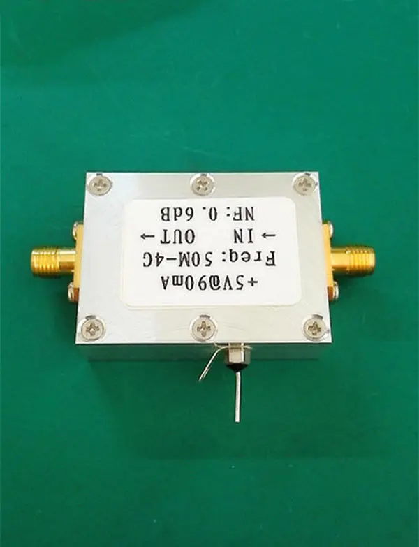 DYKB LNA 50MHZ -4GHZ NF = 0.6dB низкий уровень шума Высокая линейность RF усилитель HF FM VHF UHF Ham