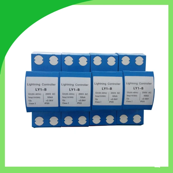 

Ly1-B (10/350) 50ka 4pole Power Surge Protector Transient Voltage Surge