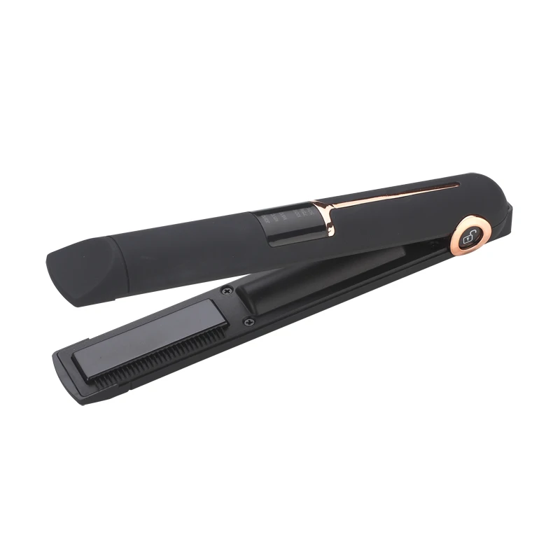 Model B Black KIKI newgain Мини Универсальный беспроводной USB Перезаряжаемый выпрямитель для волос с системой блокировки утюжок для волос сухое и влажное двойное использование - Цвет: Model B Black