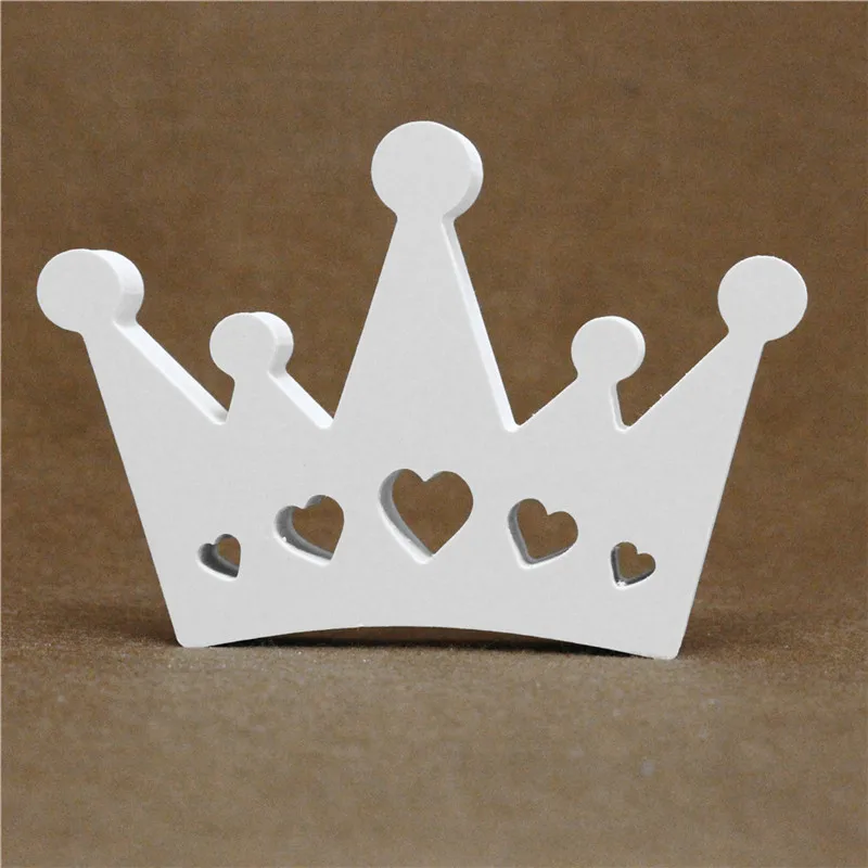 Xin crown xiadong Diy Freestanding thick 15MM Wood Wooden Letters White Alphabet Wedding Birthday Party Home Decorations Personalised Name Design - Цвет: Xin crown xiadong