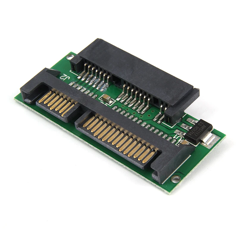 50 шт./лот 1 8 Micro Sata 7 + 2pin 16 Pin SSD Female к 2 5 15pin Male Adapter|Компьютерные кабели и разъемы| |