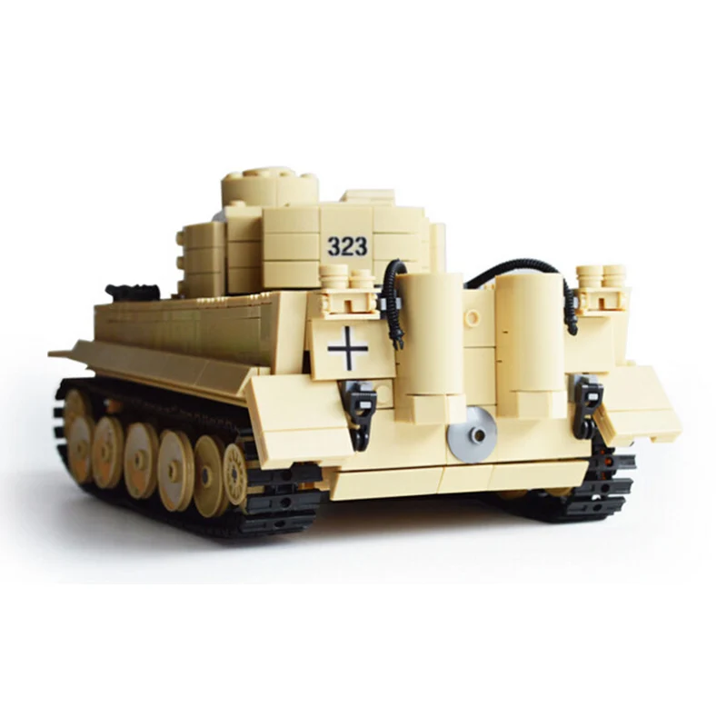 995 шт. века военный строительные блоки Пособия по немецкому языку King танк тигр