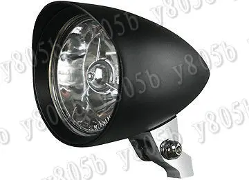 Матовый черный патрон Tri Bar 7 &quotголовной светильник для Honda Shadow Spirit Sabre Aero ACE Steed VLX 400