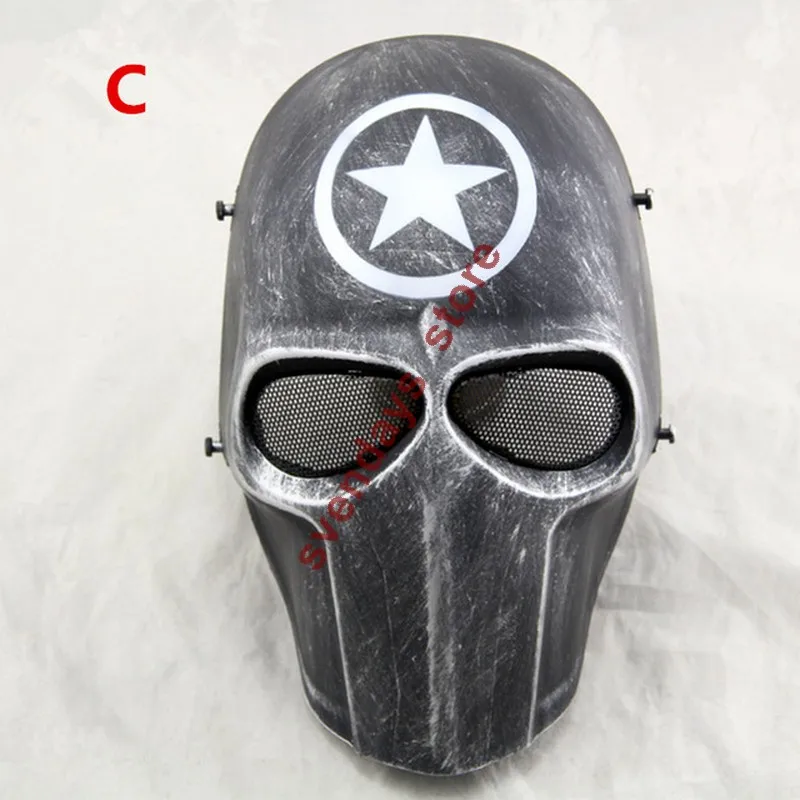 Payday 2 маска The Heist Dallas/Wolf/Chains/Косплей хокстона CS пейнтбольная маска для улицы армейская маска для всего лица страйкбола тактические маски с черепом - Цвет: C