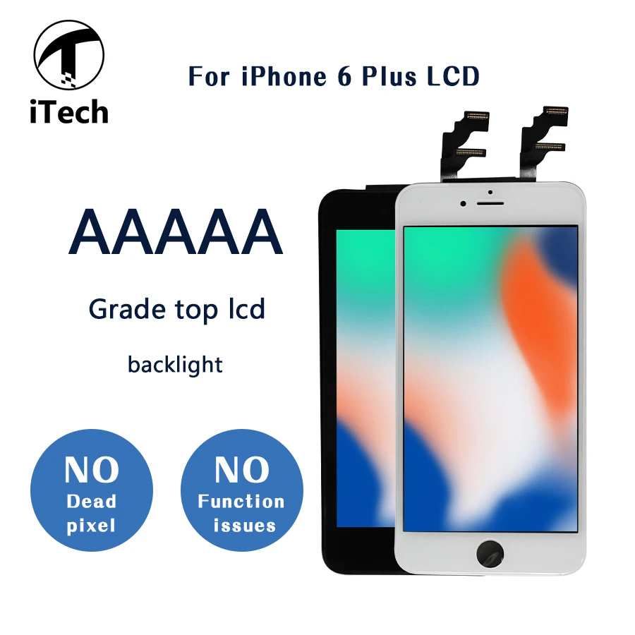 AAAAA качественный черный/белый ЖК-дисплей для iPhone 6 6s Plus ЖК-сенсорный экран