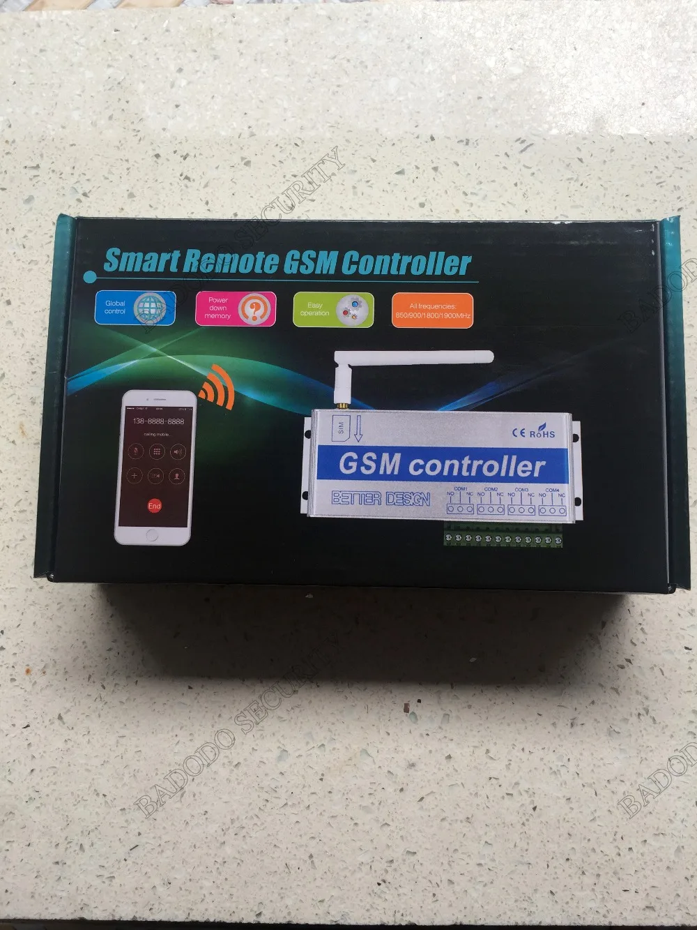 GSM приемник и переключатель для открывания ворот 4 Реле Выход GSM гаражные ворота CL4-GSM GSM переключатель SMS контроллер