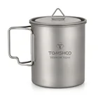 Tomshoo Titanium Pot Ultralight 750 мл титановая кружка для кемпинга, пикника, воды, Кружка со складной ручкой