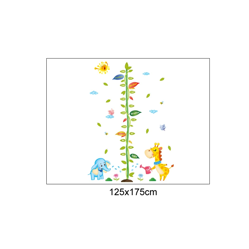 [Fundecoration] наклейки на стену с изображением животных из мультфильмов для детских