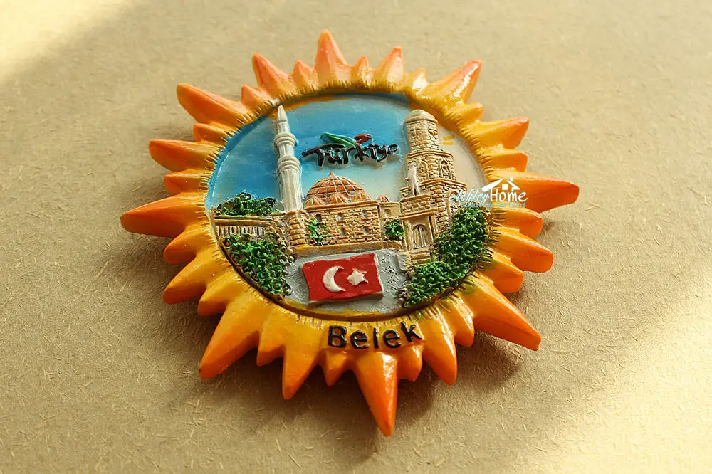 Турция Белек туристических путешествий Сувенир 3D Смолы Декоративный магнит на