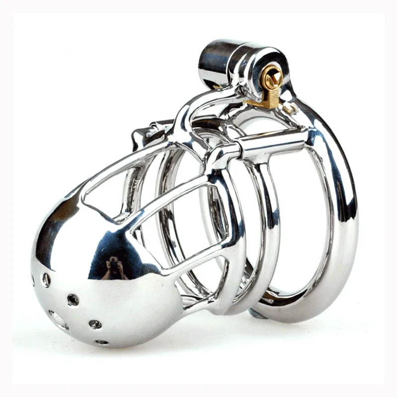 Последние Мужские пояс целомудрия 316L нержавеющая сталь пенис замок петух кольцо