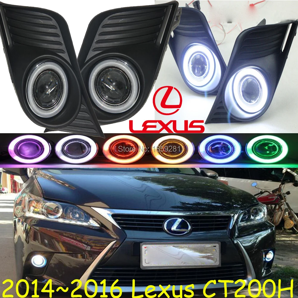 2016y автомобильный бампер головной свет для Lexus CT200H Противотуманные фары автомобильные аксессуары фары для Lexus CT200H свет объектива проектора