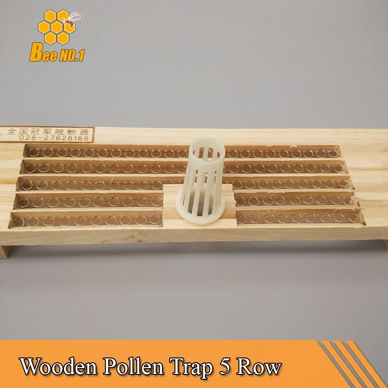 Перфорированный сбор пыльцы пчелы Оптовая продажа Новый колокольчик пять рядов