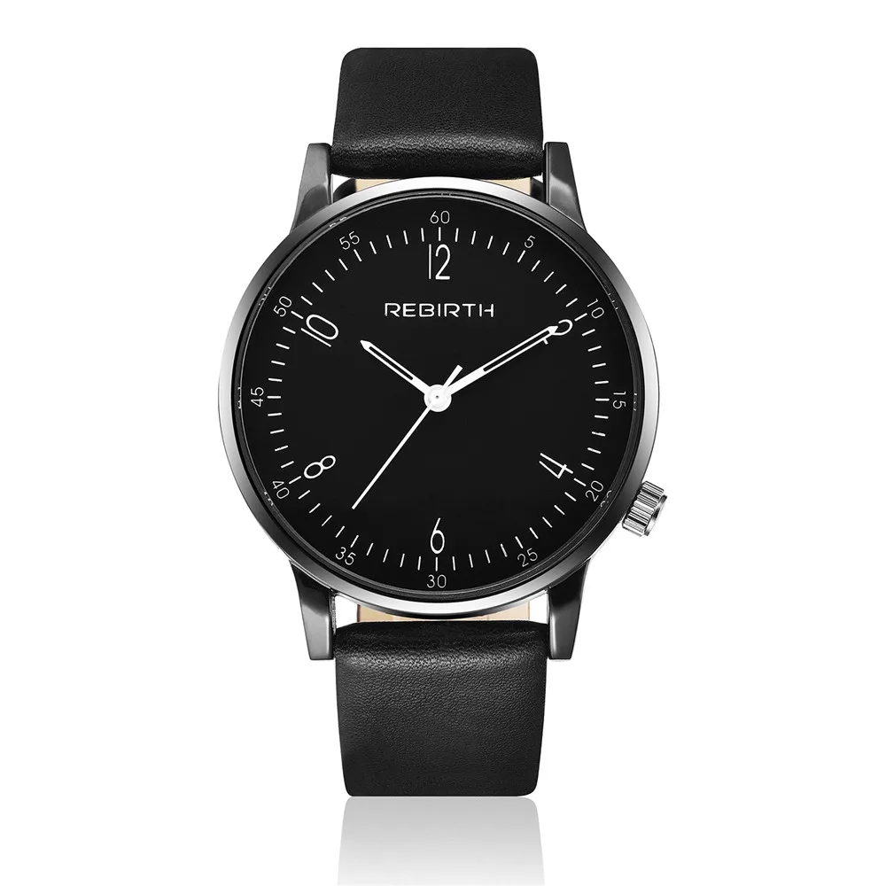Часы REBIRTH Classic New Fancy унисекс мужские и женские кварцевые часы аналоговые модные