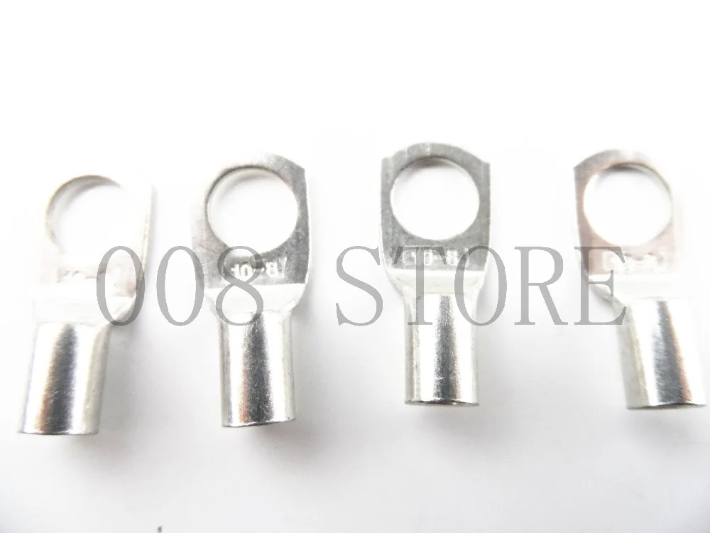 SC 10 8 мм с отверстием для болта из луженой меди кабельные наконечники Батарея