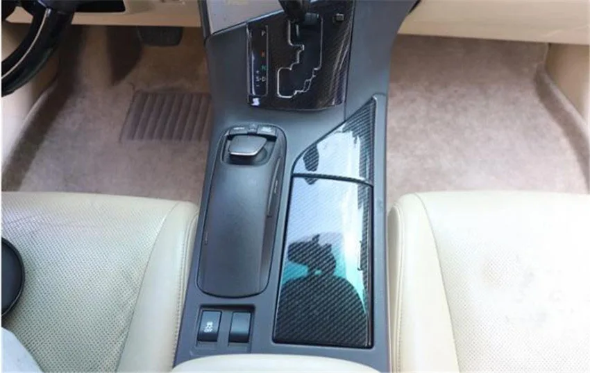2 шт./лот ABS углеродное волокно или деревянные зерна центральный контроль стеклянная чашка панель украшения крышка для 2009- LEXUS RX200 RX300 RX350