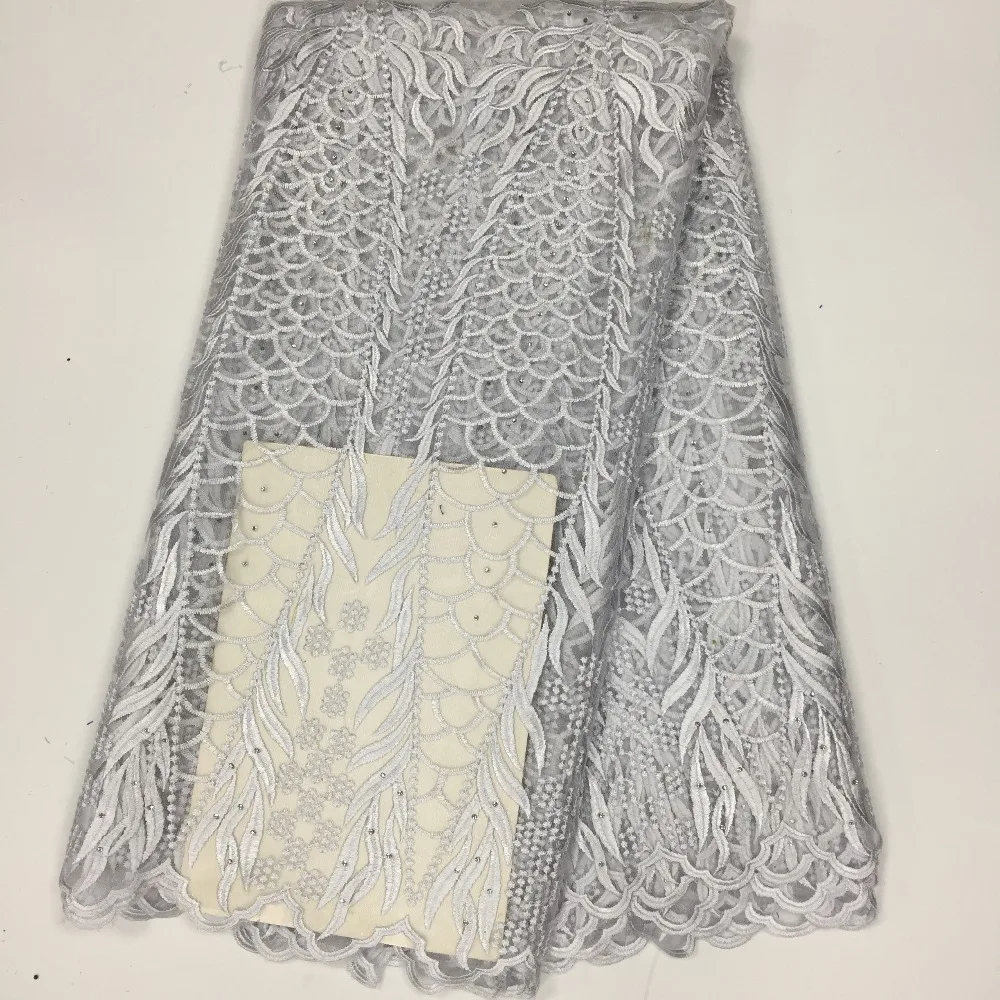 Наиболее популярные Кружевной Ткани С большим количеством белый Нигерийские