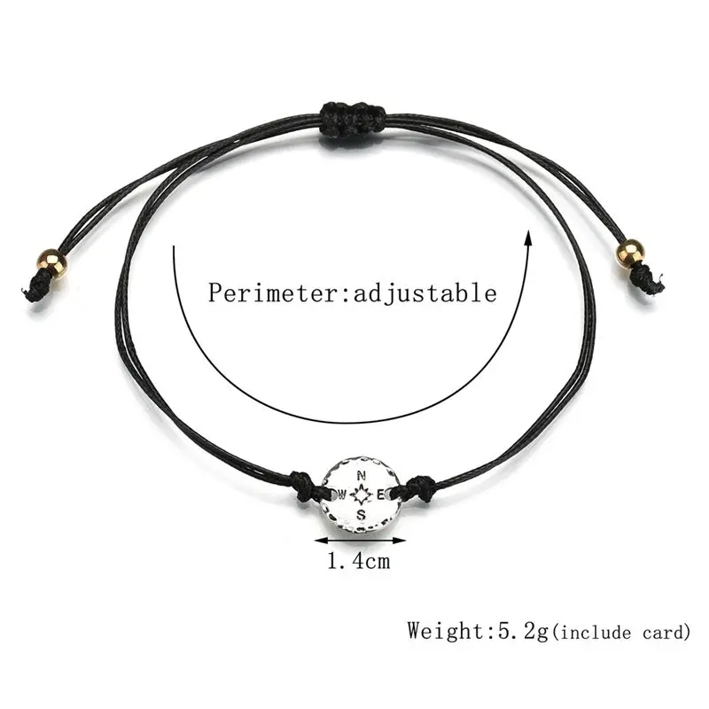 Женский браслет с компасом 7 цветов|Цепочки и браслеты| |