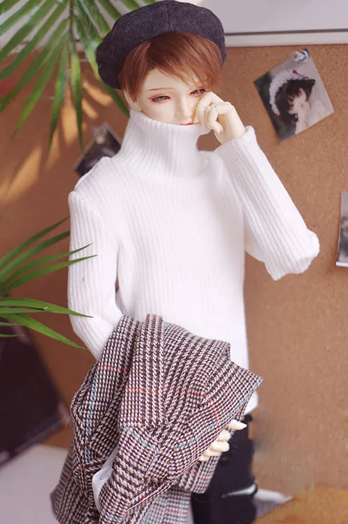 BJD Одежда для куклы SD13 uncle SD17 три или четыре минуты MSD шерстяное клетчатое пальто коричневого и зеленого цвета Длинная ветровка аксессуары для куклы