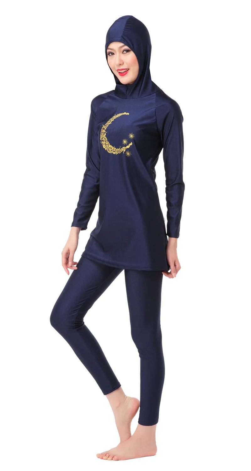 Swimsuit Supplier Muslim Swimwears for Women Female Bathing Suit Modest Full Cover Hijab Burkinis Plus Size XS-XXXL | Спорт и