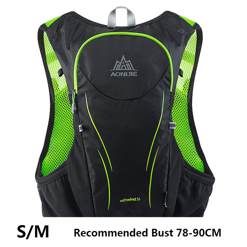 AONIJIE 5L открытый спортивный рюкзак женский мужской марафон 2L сумка для воды жилет рюкзак анти-обезвоживание воды Езда Туризм Бег - Цвет: 1