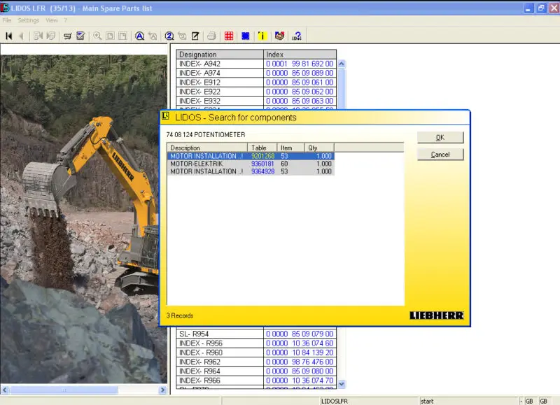 Либхер Lidos 2013 все детали и услуги полный набор автономная версия больше работы с
