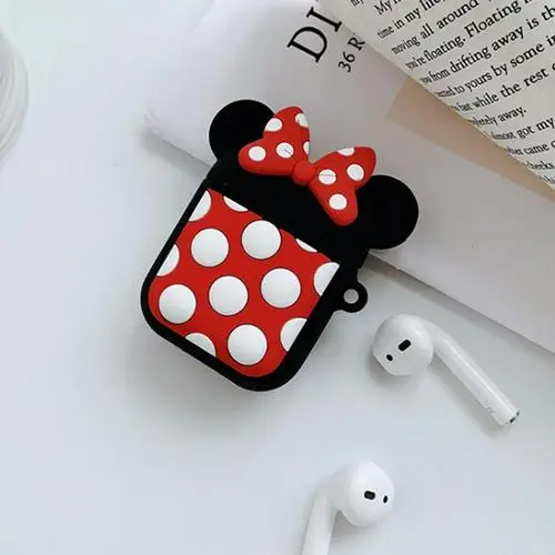 Медь Чехол для наушников, чехол для гарнитуры для Apple Airpods, чехол для зарядки, 3D мультяшный цветной милый Дисней, коробка для наушников, чехол для Airpod - Цвет: Медь
