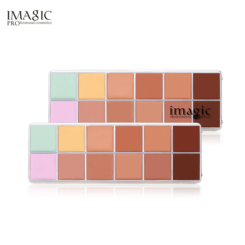 IMAGIC, 12 цветов, красота, контур, макияж, Cometic, все типы кожи, крем для лица, консилер, палитра+ кисть, набор для макияжа