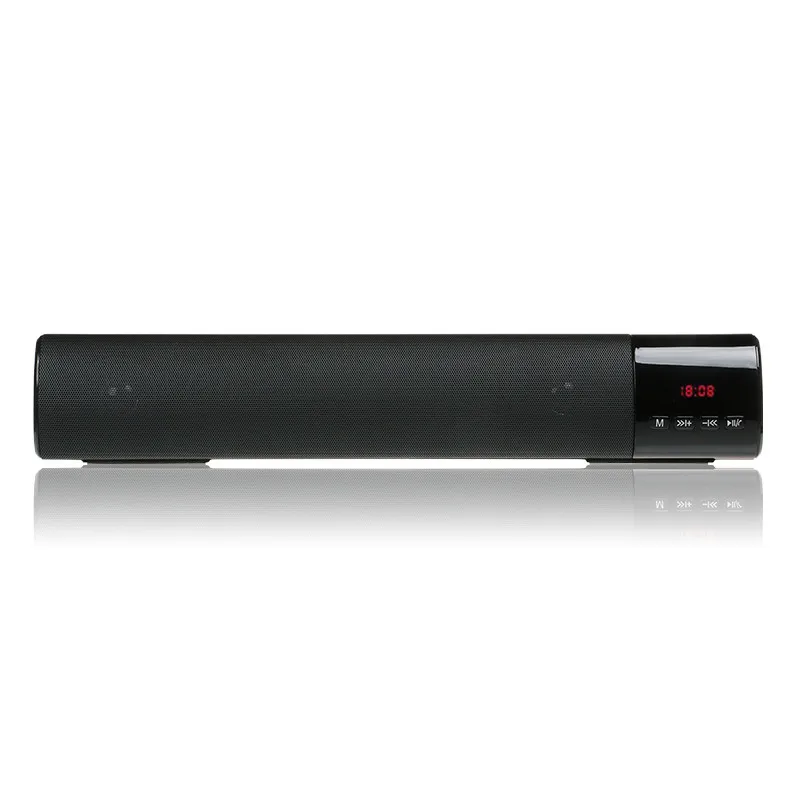 Black Speaker TOPROAD большая мощность 10 Вт HIFI Портативный беспроводной Bluetooth динамик стерео Саундбар TF FM USB Сабвуфер Колонка для компьютера ТВ телефона - Цвет: Black Speaker
