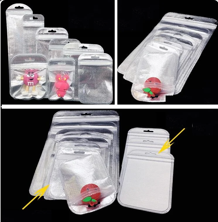 Внутренний размер 4,5x6 см/6x8 см маленький Ziplock сумка мини пластиковый пакет для упаковки серьги прозрачный мешок для хранения маленькие подарочные пакеты 50 шт