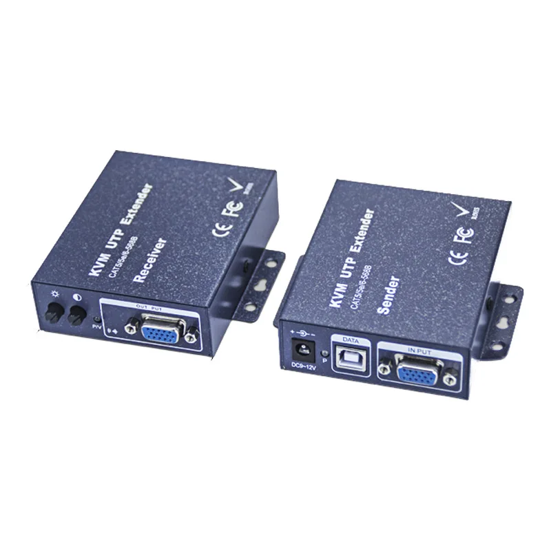 1080P 300 м VGA KVM UTP удлинитель с usb портом для DVR USB над cat5 cat6|KVM-переключатели| |