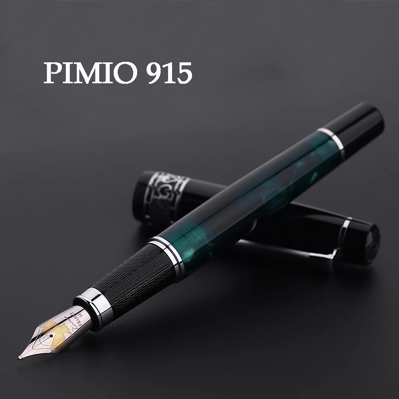 Пикассо 915 Pimio мраморная целлюлоидная перьевая ручка 22KGP Средний Перьевая