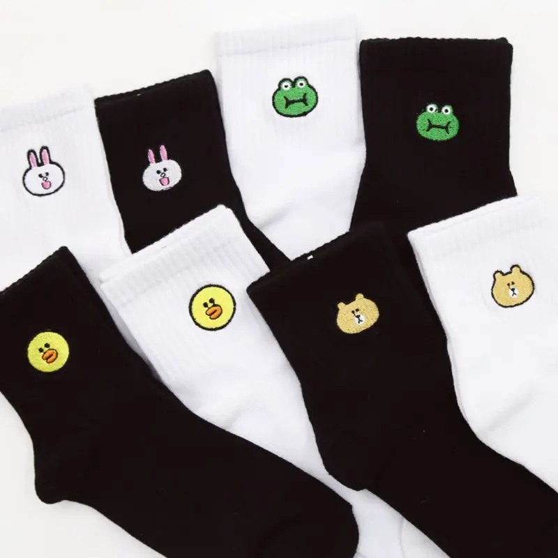 Короткие носки Ulzzang в японском стиле для женщин и девушек студенческие чулочно