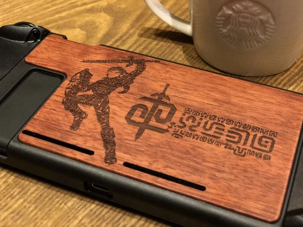 Пыленепроницаемый защитный чехол для Nintendo Switch Console деревянный ящик Противоскользящий корпус 3 части дизайн раздельный чехол для переноски