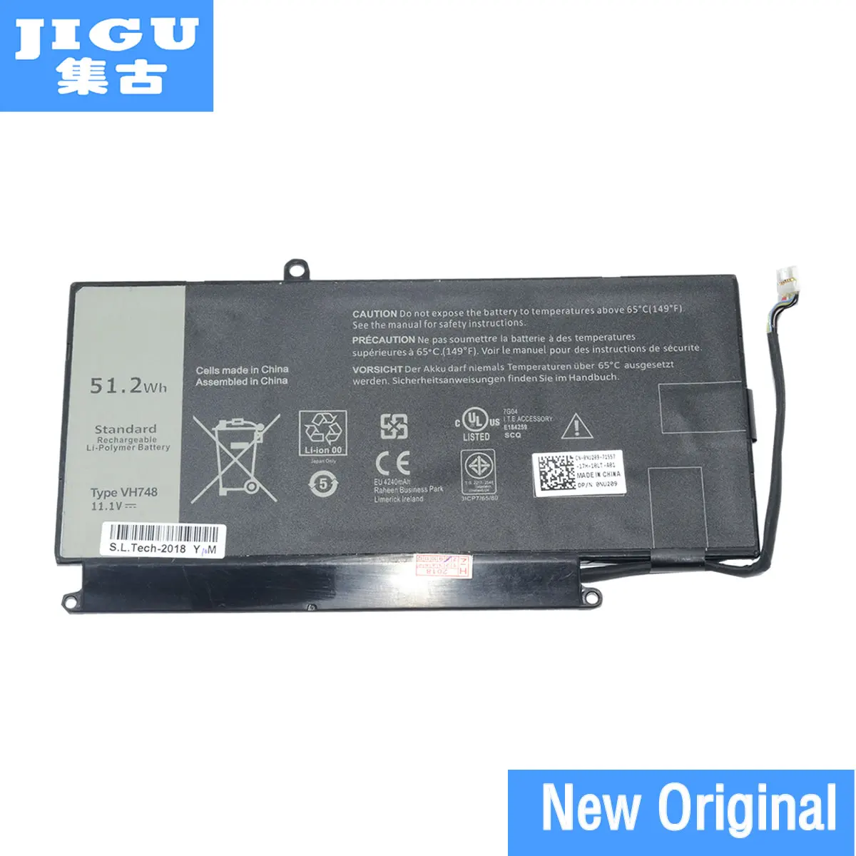 Оригинальный аккумулятор JIGU VH748 для ноутбука Dell V5560 V5460 V5470 inspiron 14 5439|battery for dell|original