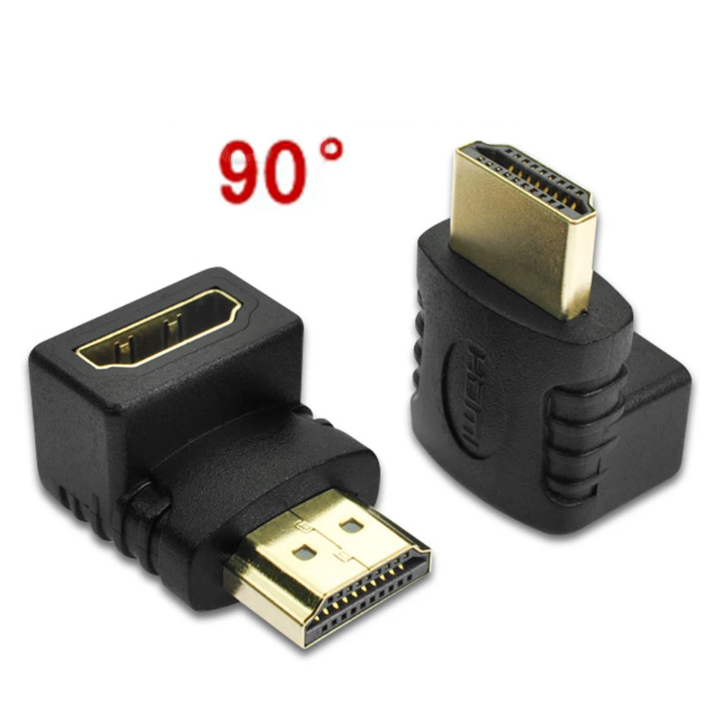 90 градусов 1080P 270 совместимому с HDMI адаптер Папа мама ТВ конвертер муфта|Кабели HDMI|