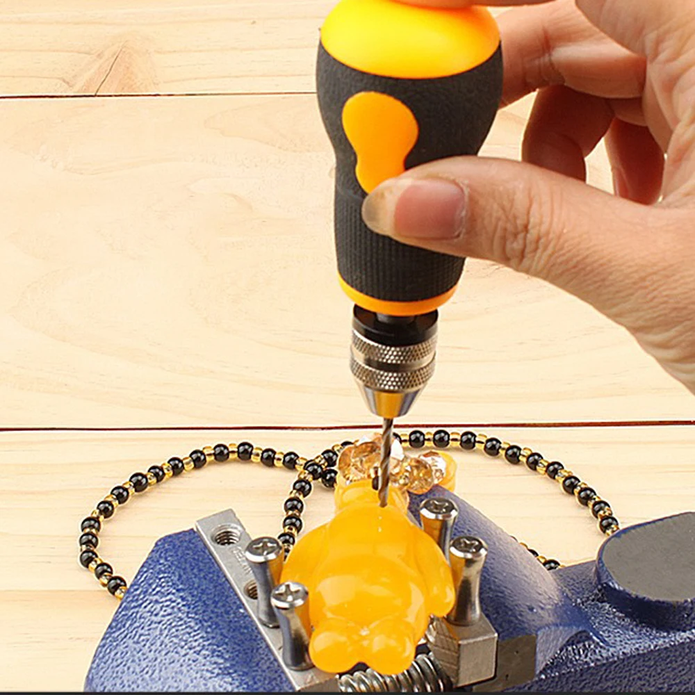 Мини ручной алюминиевый сверлильный патрон Twsit микроразборка инструмент 10 шт.