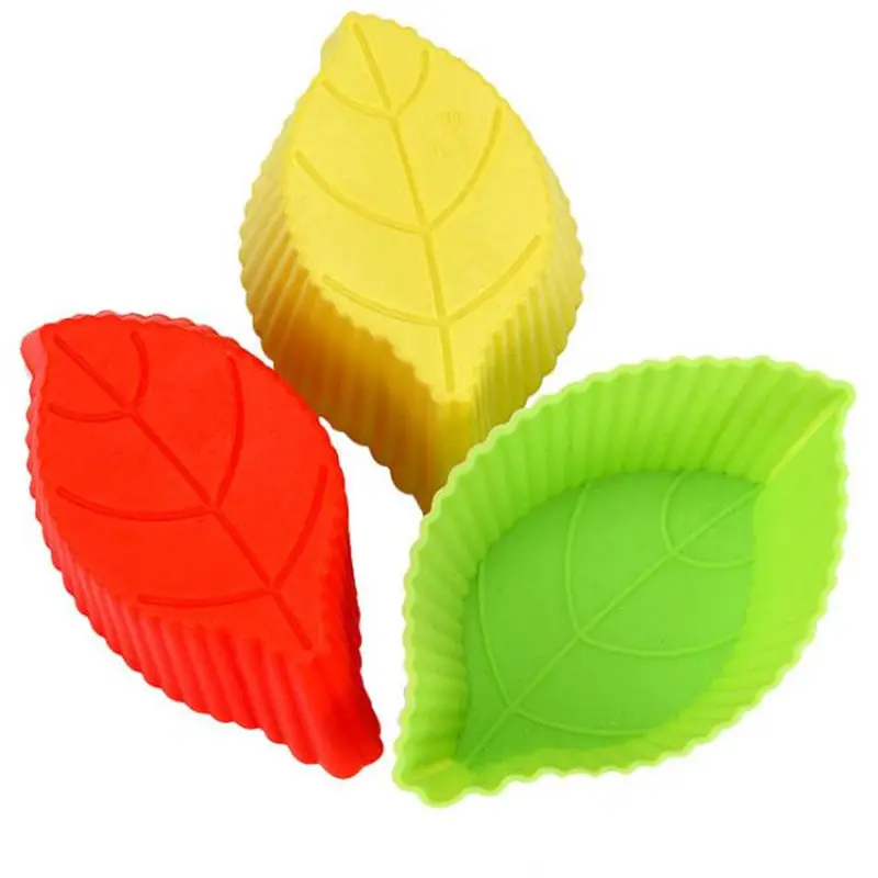 

Silicone Cake Pudding Jelly Handmade Soap Mold Random Diy Silicone Cake Mold Baking Tools leaf Silicone Cake Molds