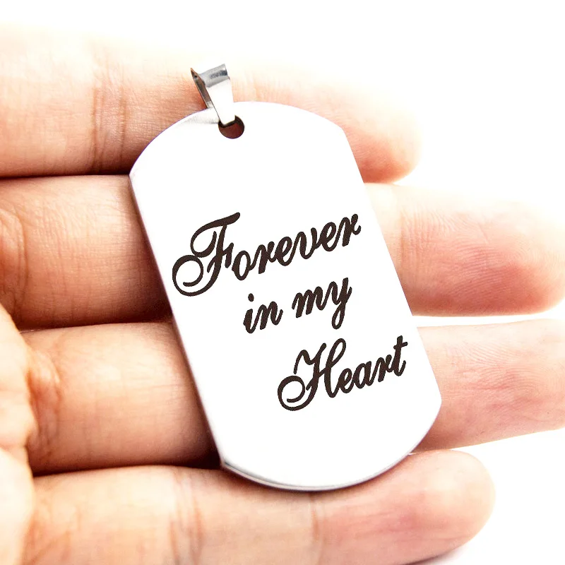 13 Style 40mmx24mm Tag Men Jewelry Stainless Steel Necklace Pendant High Polished Blank Dog Tags | Украшения и аксессуары
