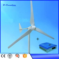 recommend 1500w 3 blades wind generator wind turbine three phase with 2kw wind solar controller dc output for home use for sale