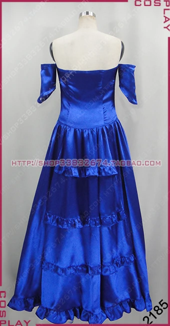 Dance With Devils Ritsuka Tachibana Long Blue Wedding Dress Cosplay Costume S002 |