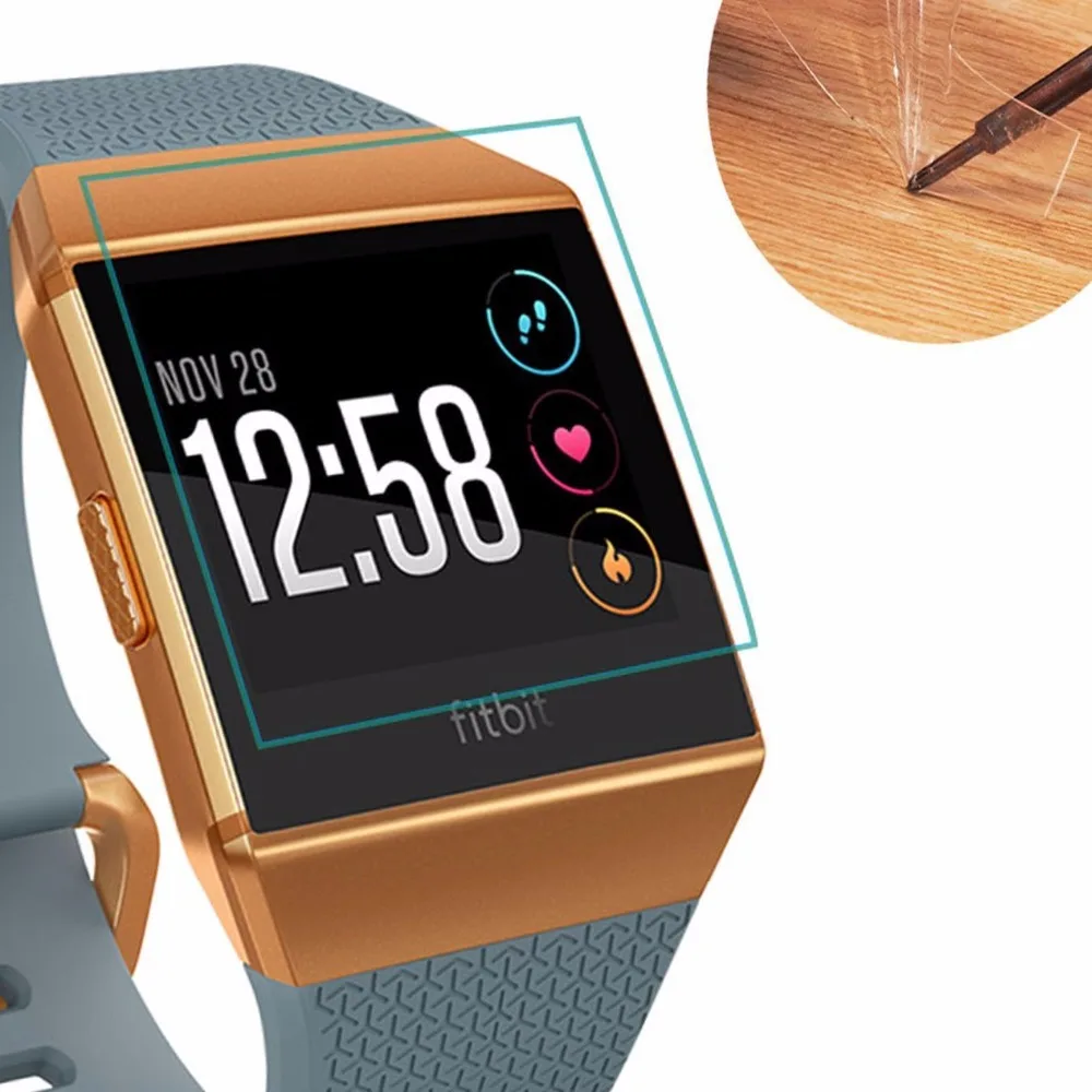 Закаленное стекло для Fitbit Ionic/Surge/Blaze 2.5D пленка наручные часы Ionic Защитная экрана