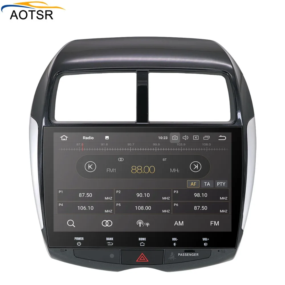 Android 8 0 Octa Core 4 + 32 ГБ Автомобильный GPS мультимедийный плеер для Mitsubishi ASX 2010 2011 2012