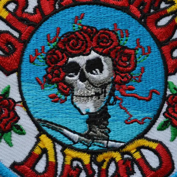 8 5 см &quotgrateful dead&quot череп нашивка аппликации мотоциклы для байкеров значок 1 шт. |