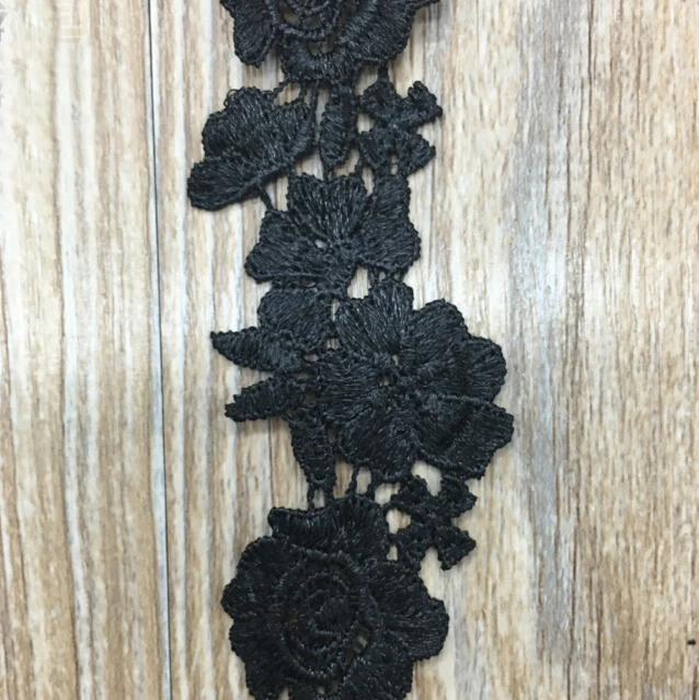 15 ярдов лидер продаж белый Африканский шнур кружево высокого качества Черная