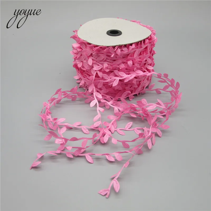 Lucia Crafts 2,5 см листья Кружева отделка украшения лист ленты Diy Швейные войлочные гирлянды одежды крафт-ткани аппликации 040051056