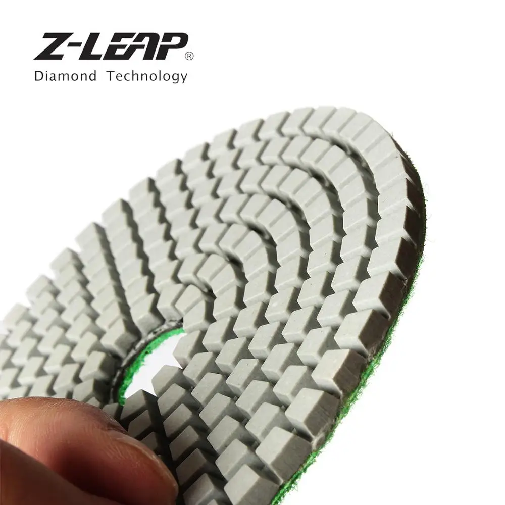Z-LEAP 7 шт. " Алмазный полировальный коврик мрамор, гранит, камень абразивный диск рабочая толщина 3,5 мм влажный для углового шлифования