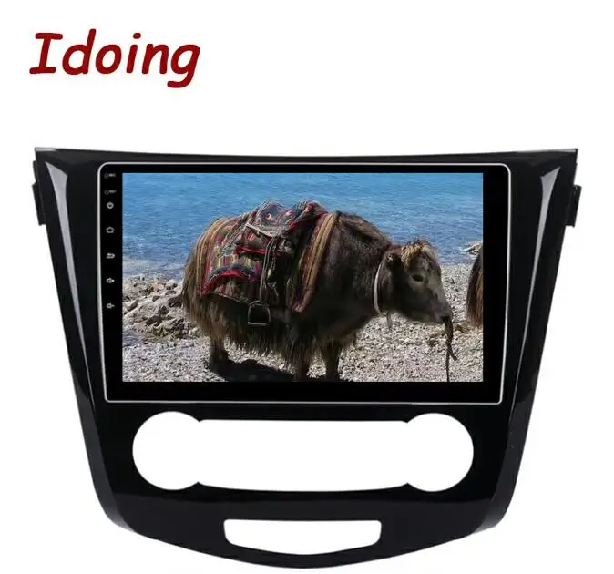 Manual AC Idoing 10," 2.5D автомобильный Android 8,1 Радио мультимедийный плеер Подходит для Nissan X-Trail Qashqai- 4G+ 64G Восьмиядерный gps навигация - Цвет: Manual AC
