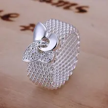 R071 кольцо из стерлингового серебра 925 пробы, модное ювелирное изделие из серебра 925 пробы, кольцо с паутинной бабочкой/gekaovra bdyajvfa